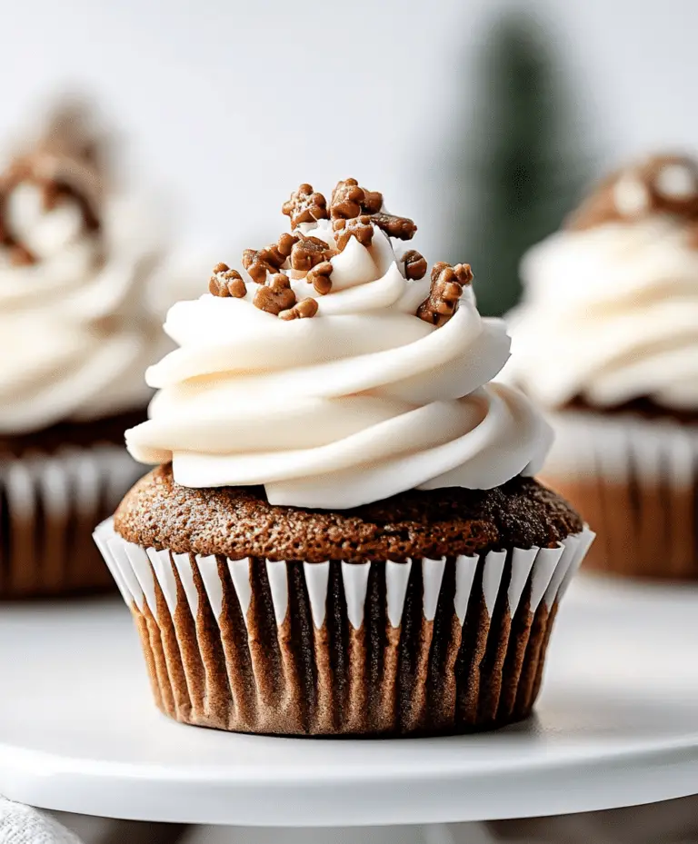 Easy Gingerbread Cupcakes Recipe