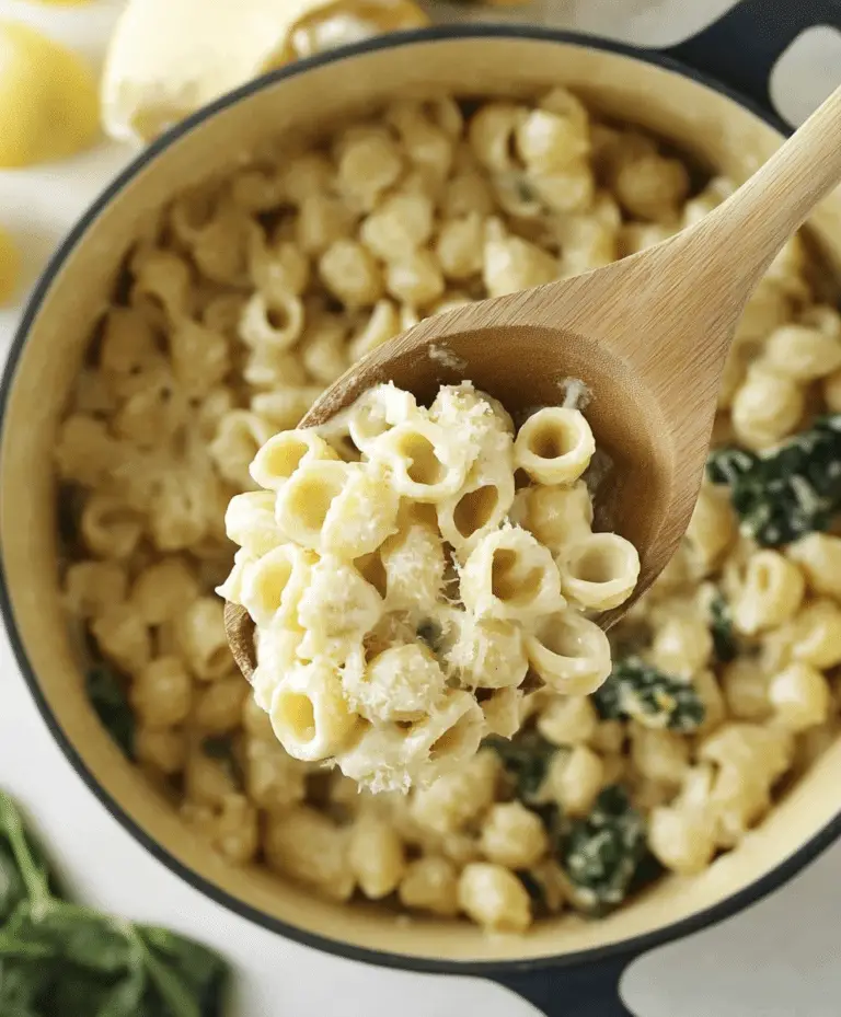Easy One Pot Lemon Garlic Parmesan Pasta Recipe