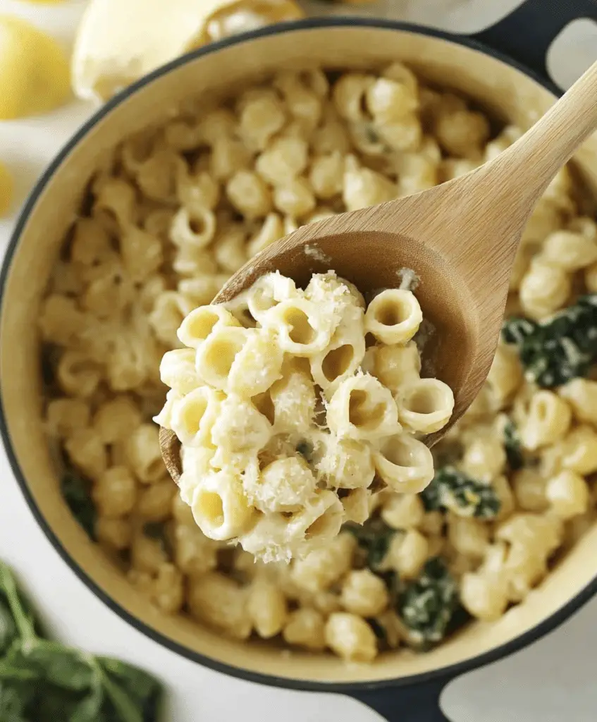 Easy One Pot Lemon Garlic Parmesan Pasta Recipe