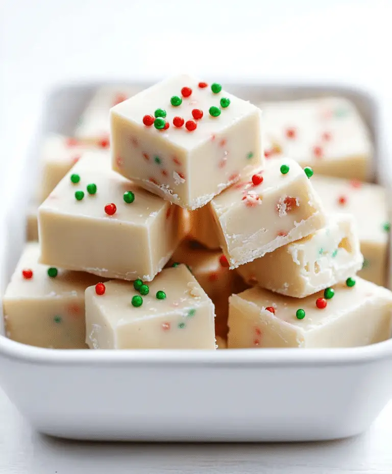 Easy Sugar Cookie Christmas Fudge Recipe