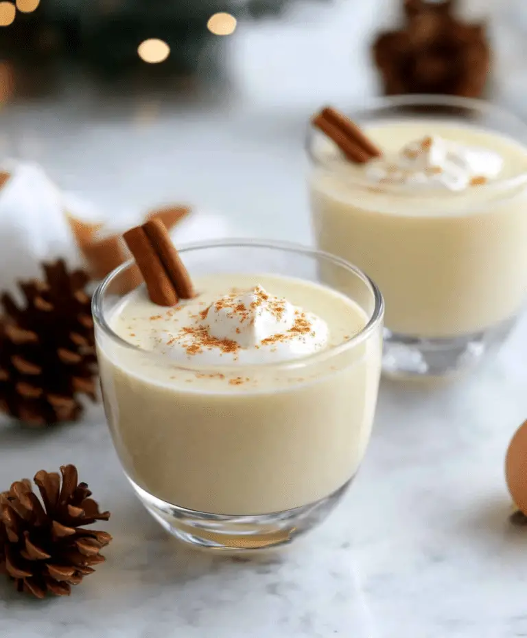Homemade Eggnog Recipe