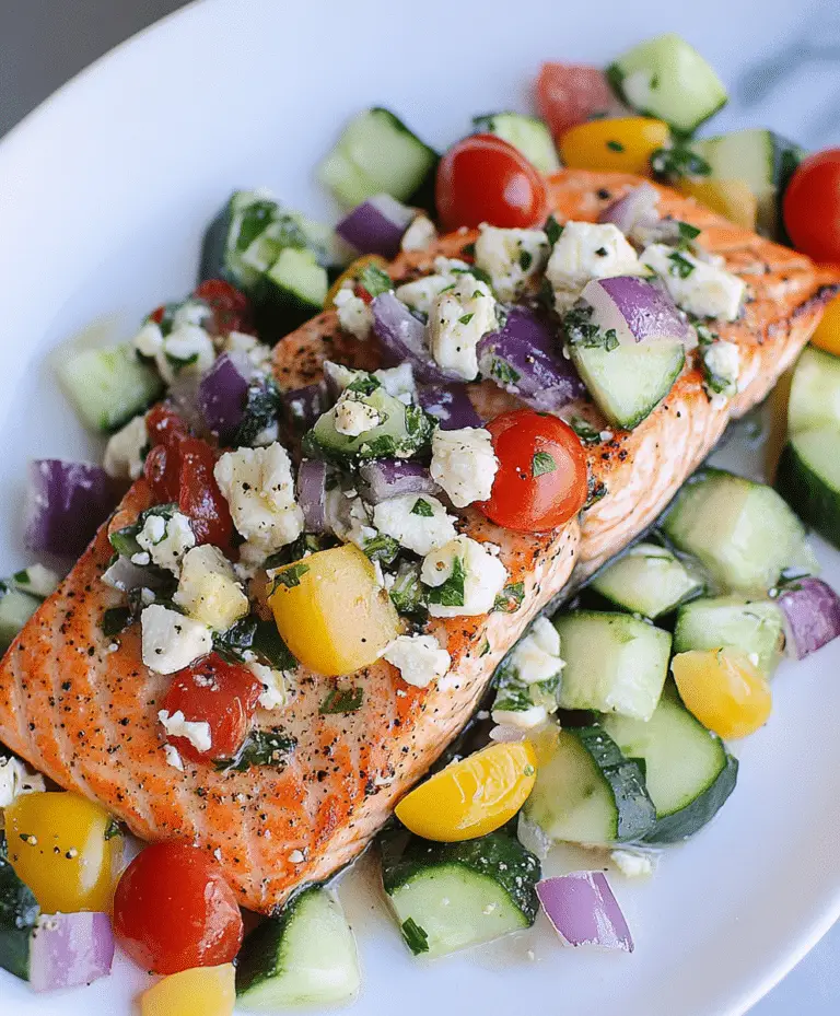 Mediterranean Salmon Recipe