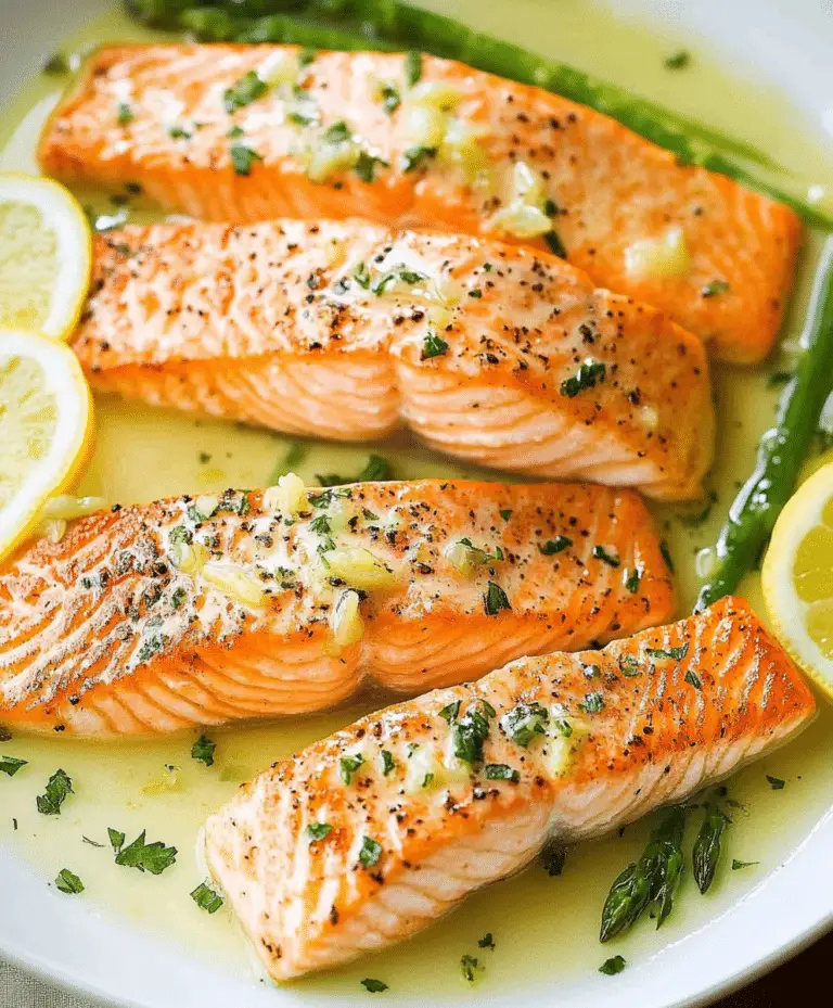 Salmon With Garlic Lemon Butter Sauce Recipe lemon Garlic Buttersauce Recipe