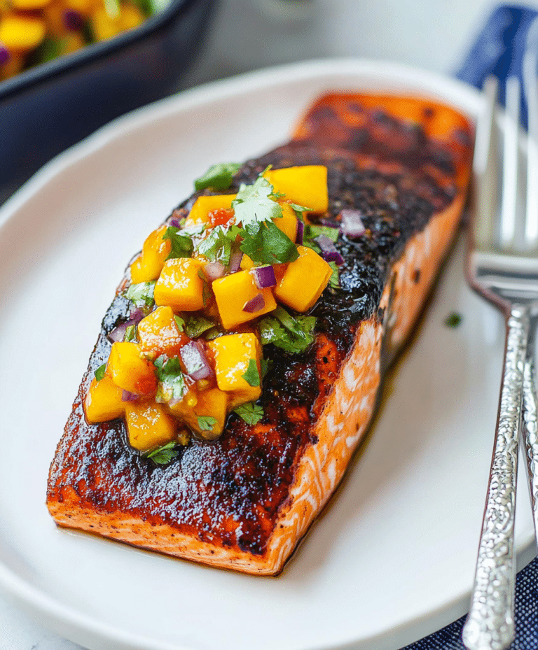 Salmon With Mango Salsa Recipe