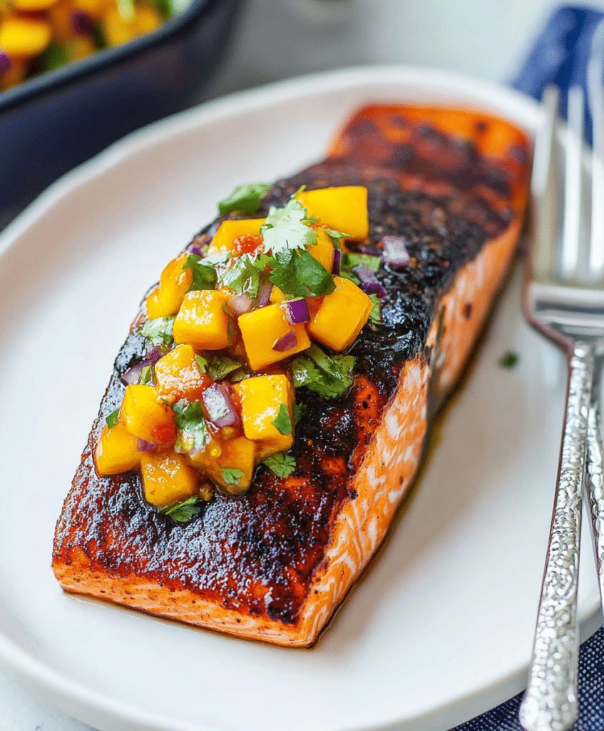 Salmon With Mango Salsa Recipe