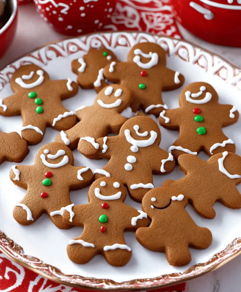 Soft & Chewy Gingerbread Men Cookies Recipe