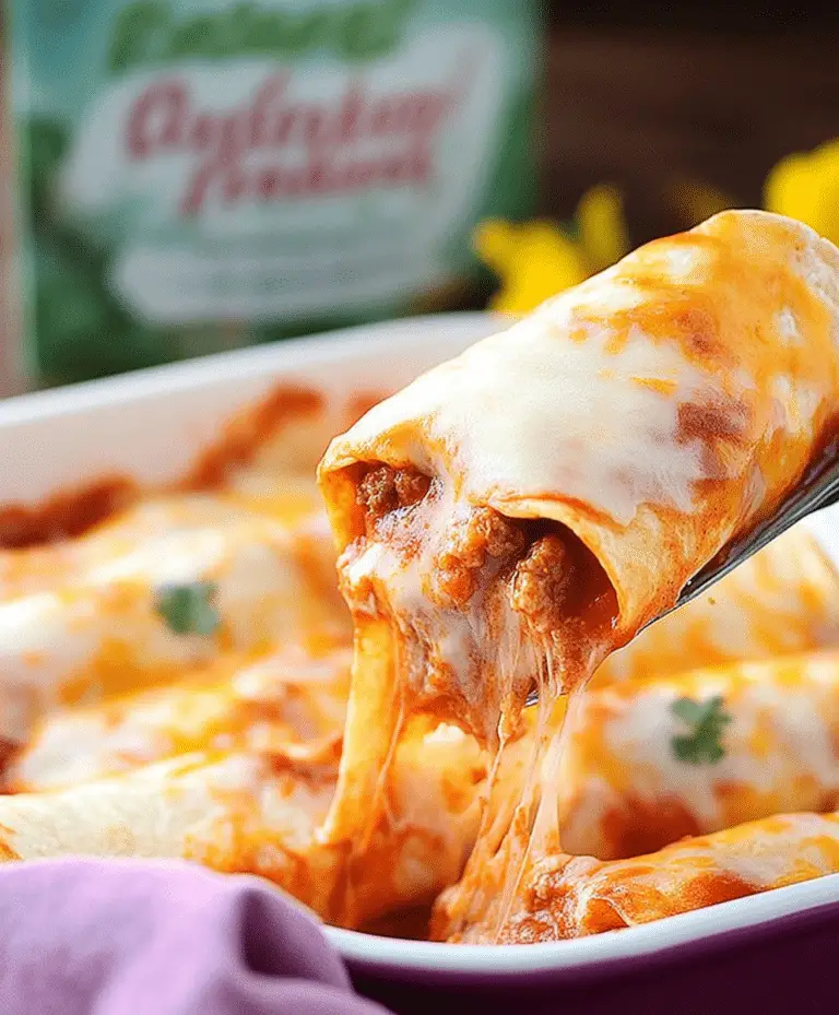 5 Ingredient Beef Enchiladas Recipe