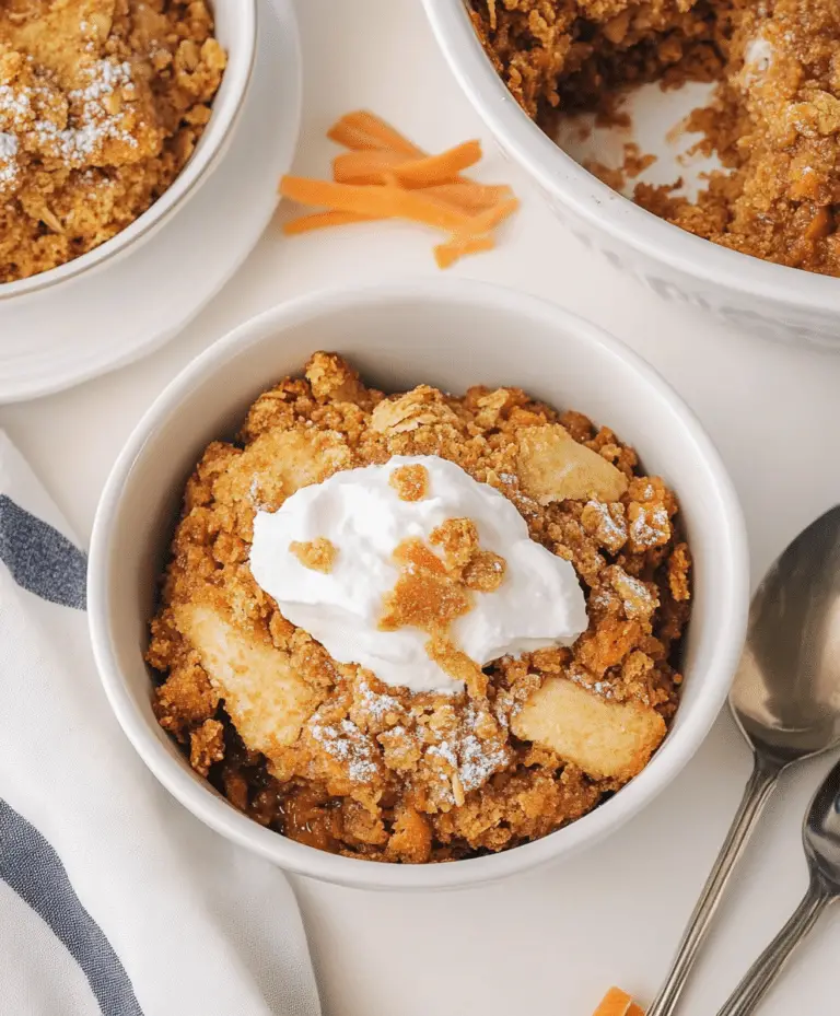 Carrot Cake Cobbler Recipe