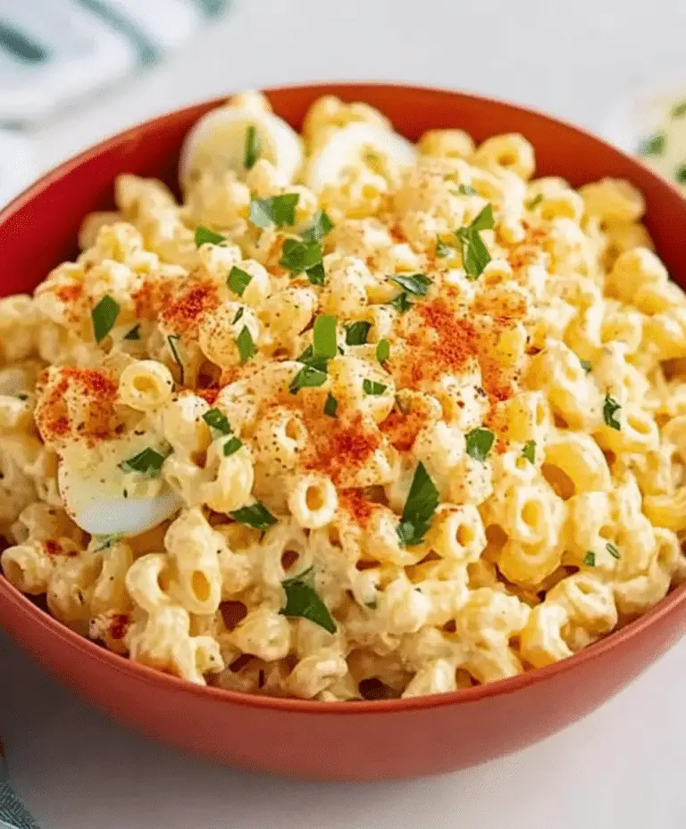 Deviled Egg Pasta Salad Recipe