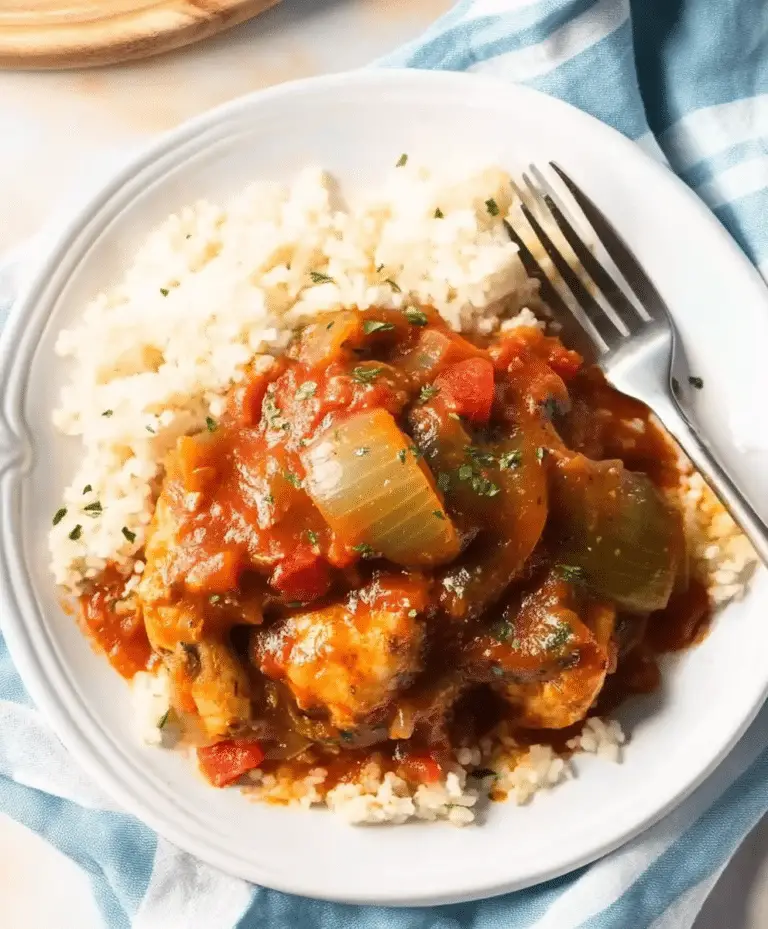 Easiest Ever Slow Cooker Chicken Cacciatore Recipe