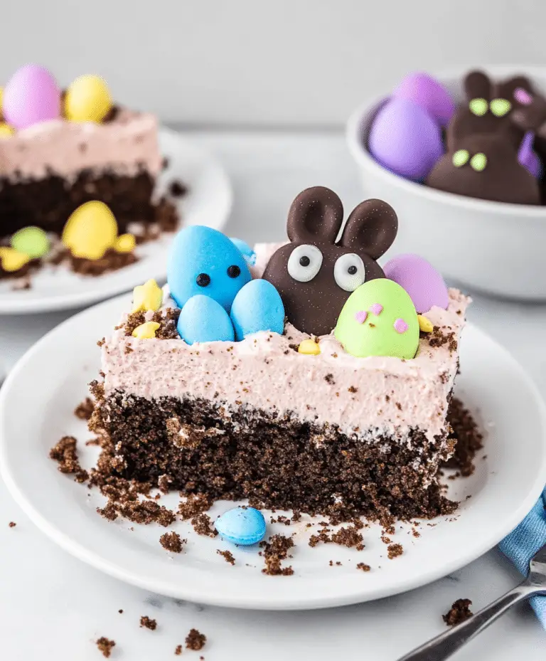 Easter Dirt Cake (no-bake) Recipe