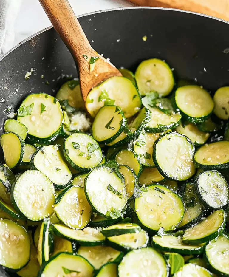 Easy Sautéed Zucchini Recipe