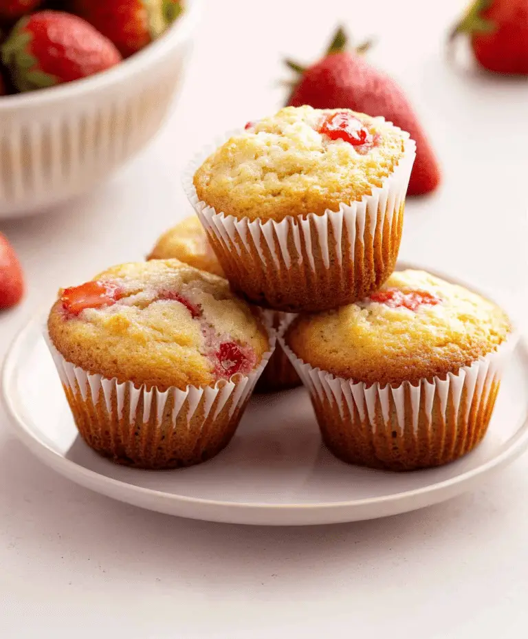 Easy Strawberry Muffins Recipe