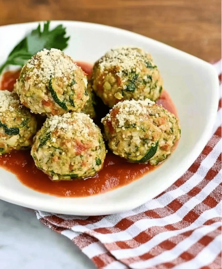 Easy Vegetarian Zucchini Meatballs Recipe