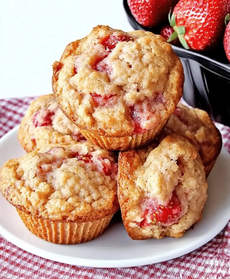 Fresh Strawberry Muffins Recipe