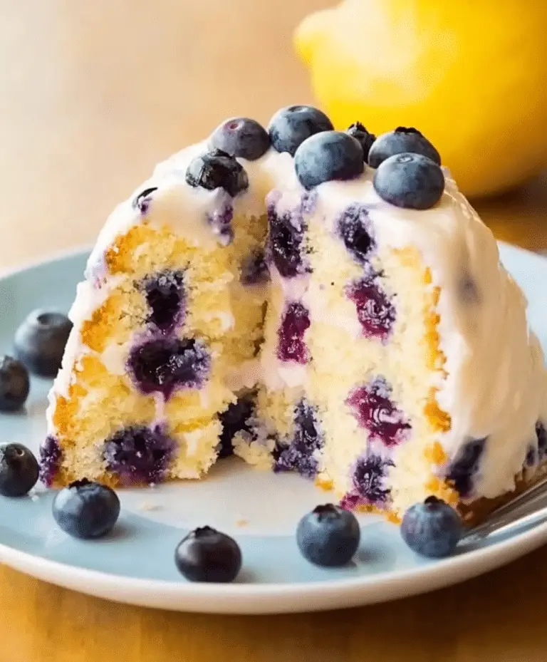 Lemon Blueberry Cake Recipe