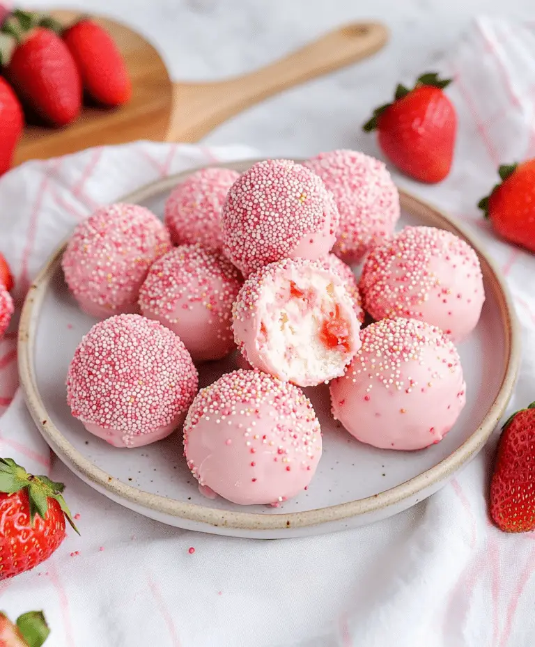 No-bake Strawberry Cheesecake Bites Recipe