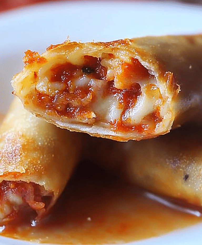 Pepperoni Pizza Egg Rolls Recipe