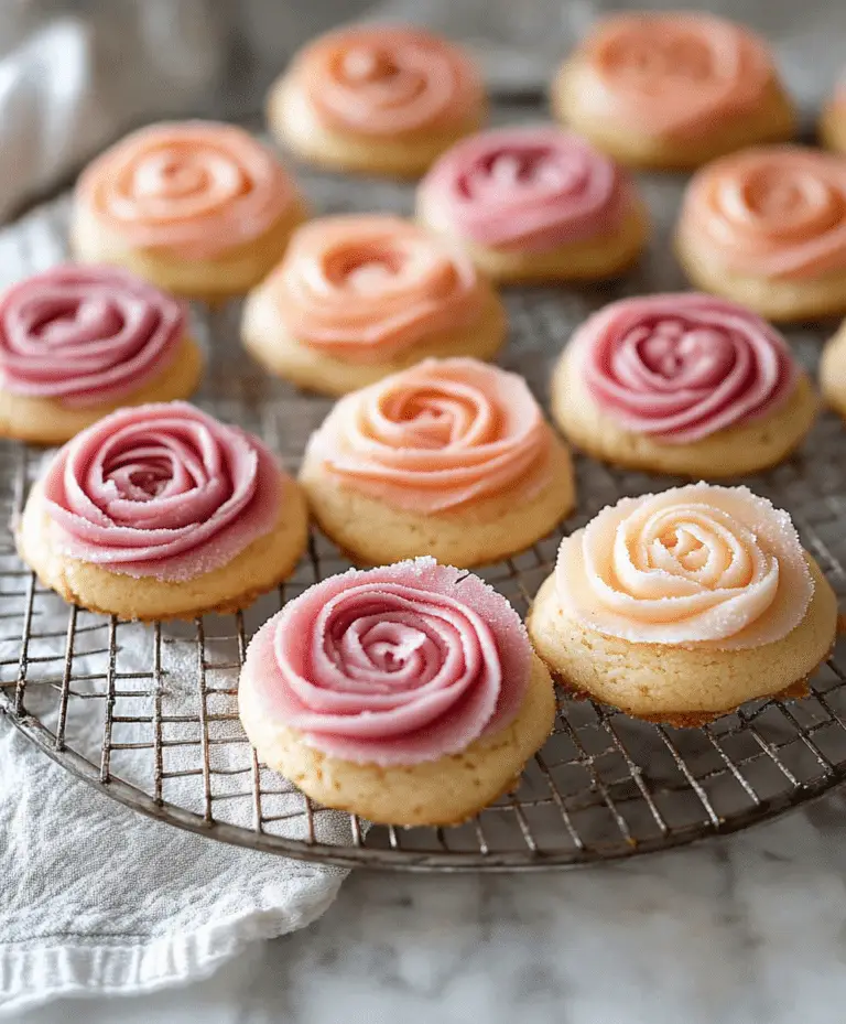 Rose Sugar Cookies Recipe