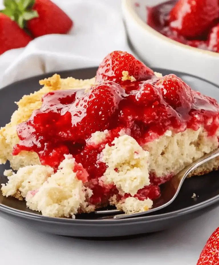 Strawberry Cheesecake Dump Cake Recipe