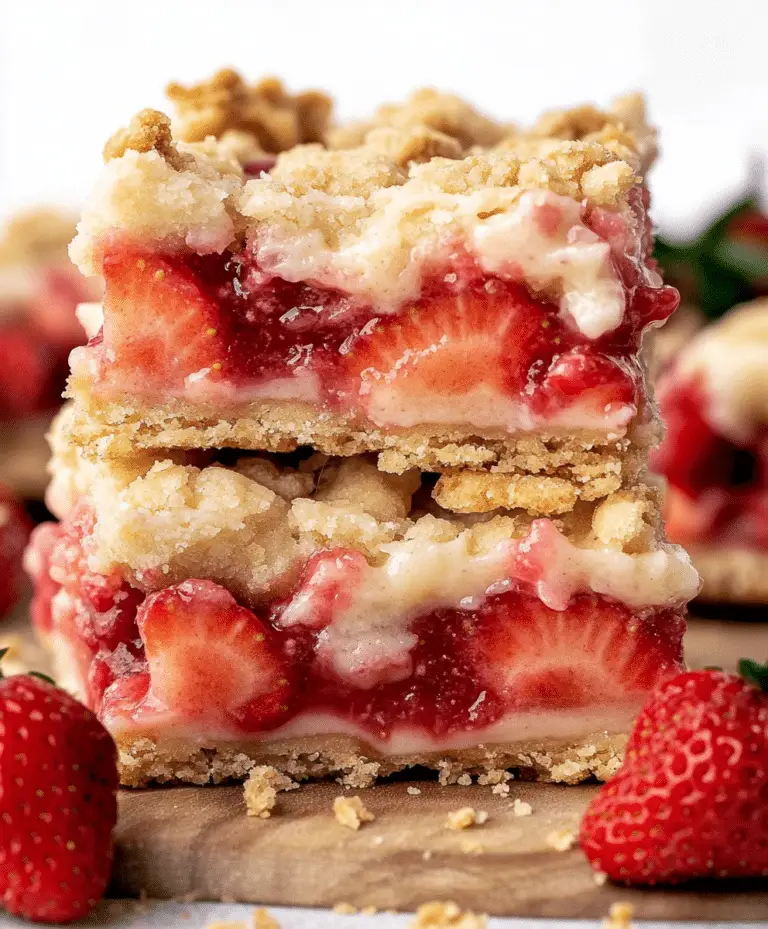Strawberry Pie Bars Recipe