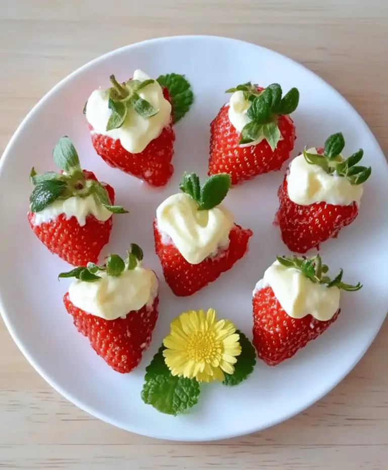 The Best Cheesecake Deviled Strawberries Recipe