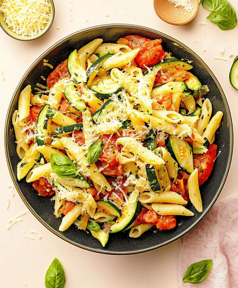 Tomato Zucchini Pasta Recipe