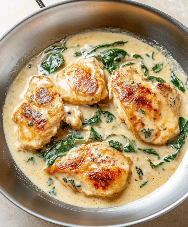 Creamy Chicken Florentine Recipe
