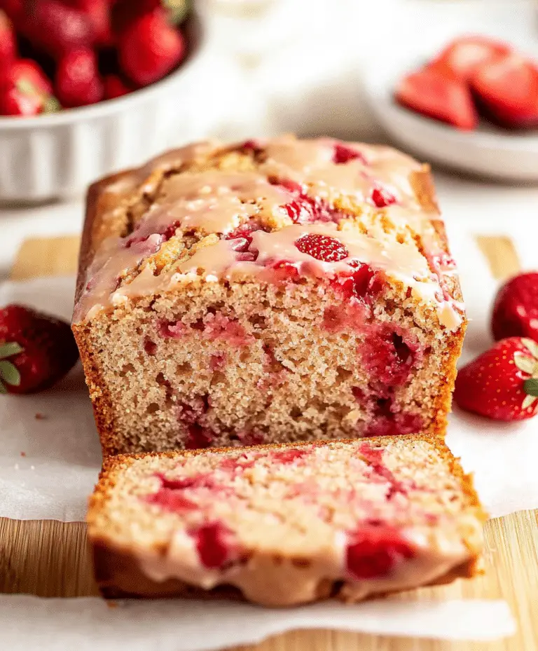 Moist Strawberry Bread Recipe