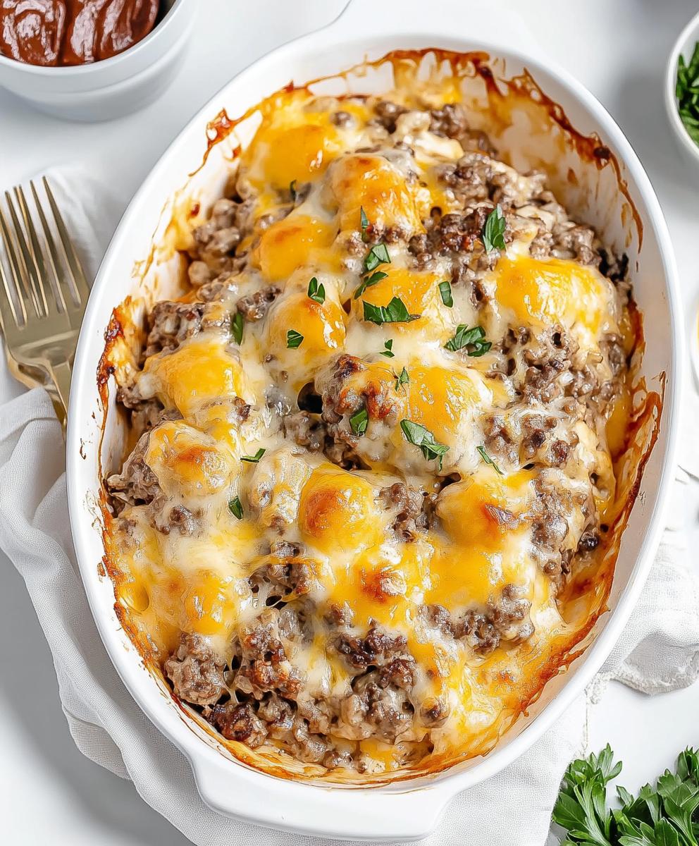 4-ingredient Hamburger Casserole Recipe