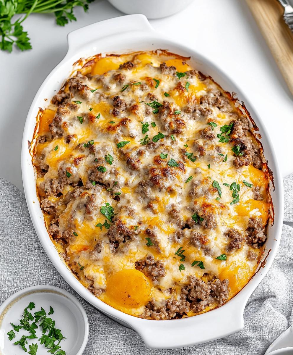 4-ingredient Hamburger Casserole Recipe