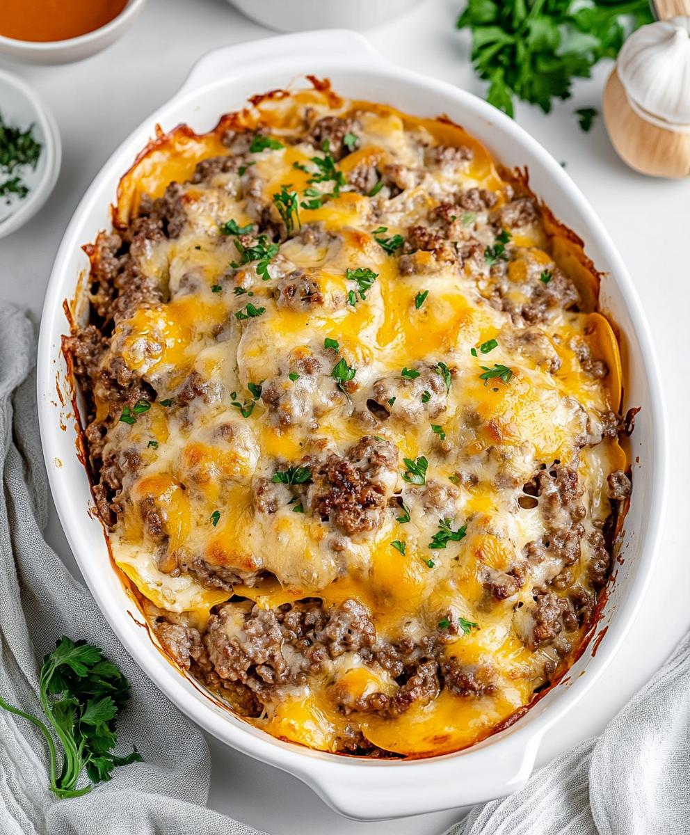4-ingredient Hamburger Casserole Recipe
