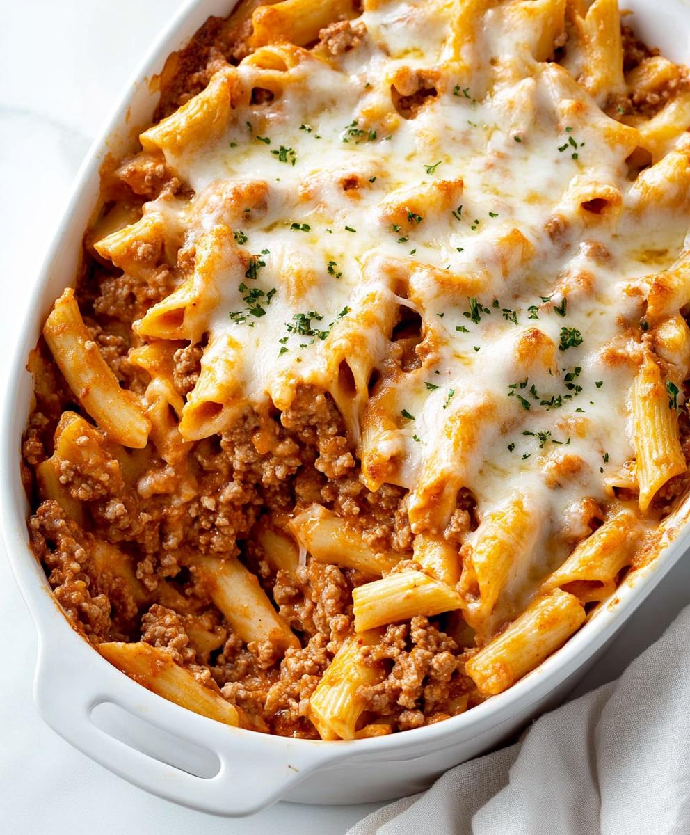 5-ingredient Ground Beef Casserole Recipe