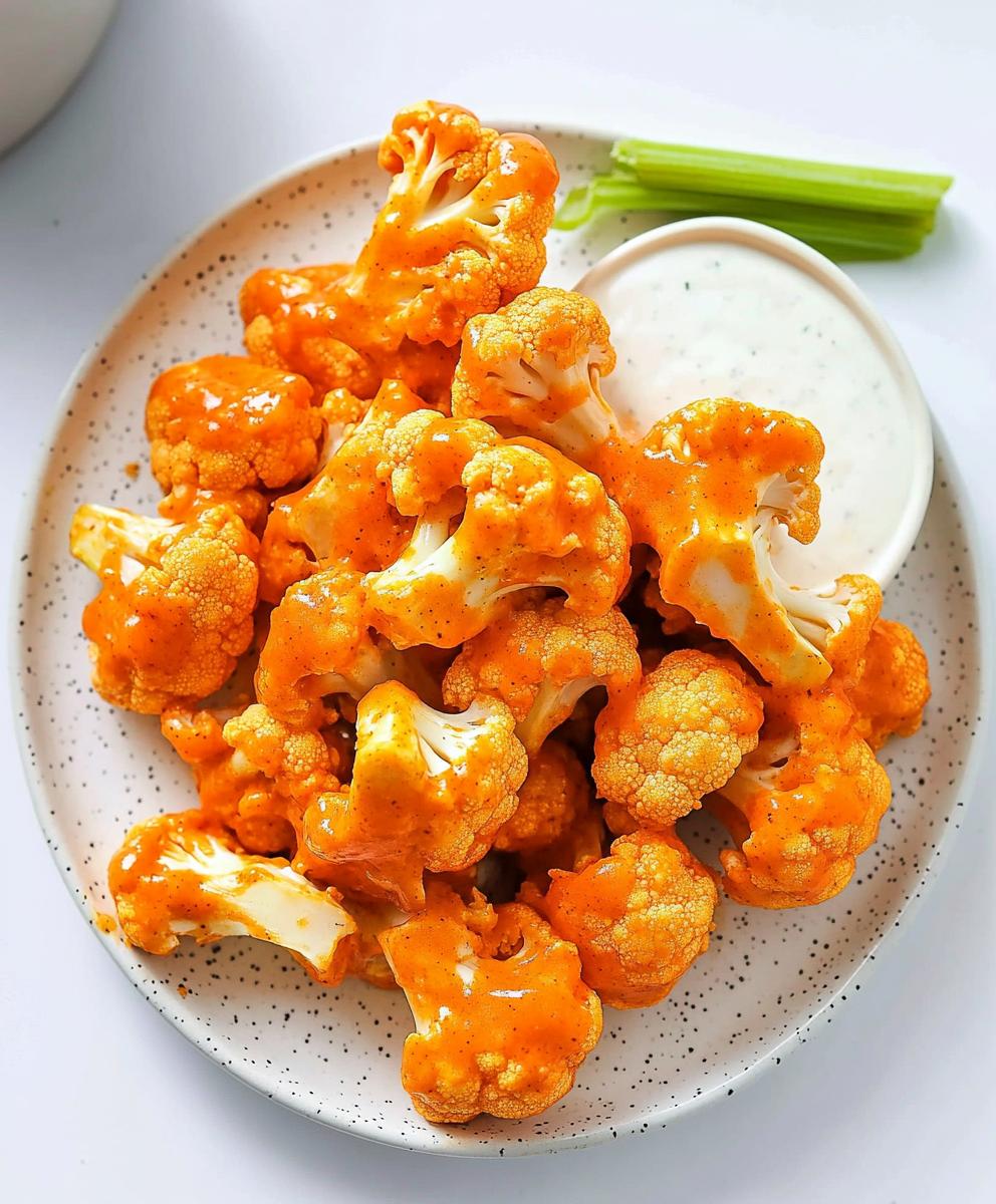 Air Fryer Buffalo Cauliflower Recipe