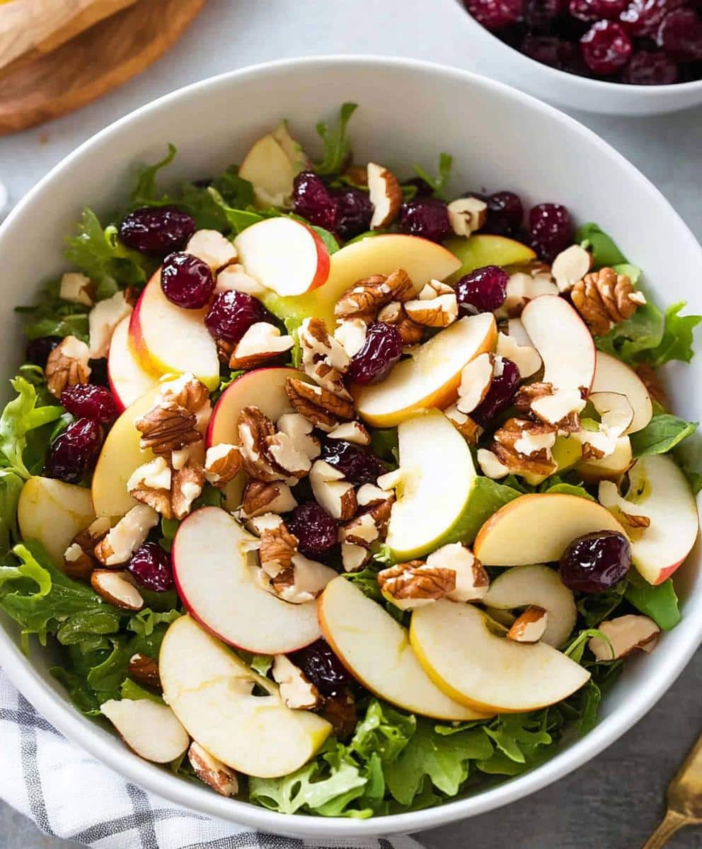 Apple Cranberry Walnut Salad Recipe