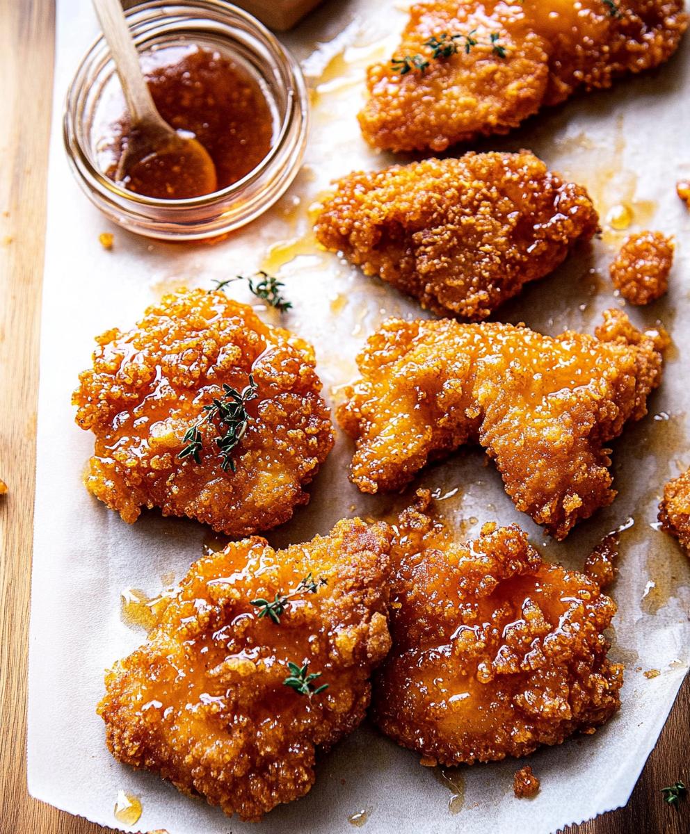 Baked Crunchy Hot Honey Chicken Recipe