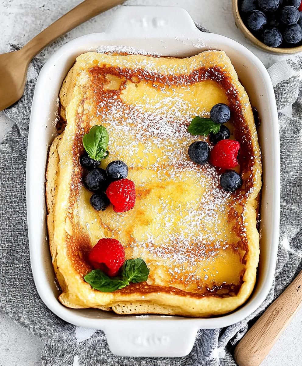 Baked German Pancake Recipe