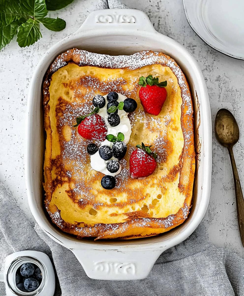 Baked German Pancake Recipe