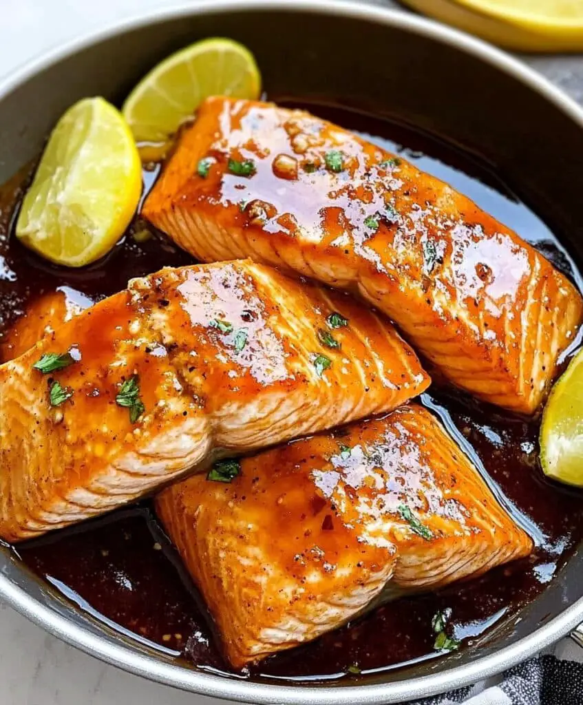 Baked Honey Lime Garlic Butter Salmon Recipe