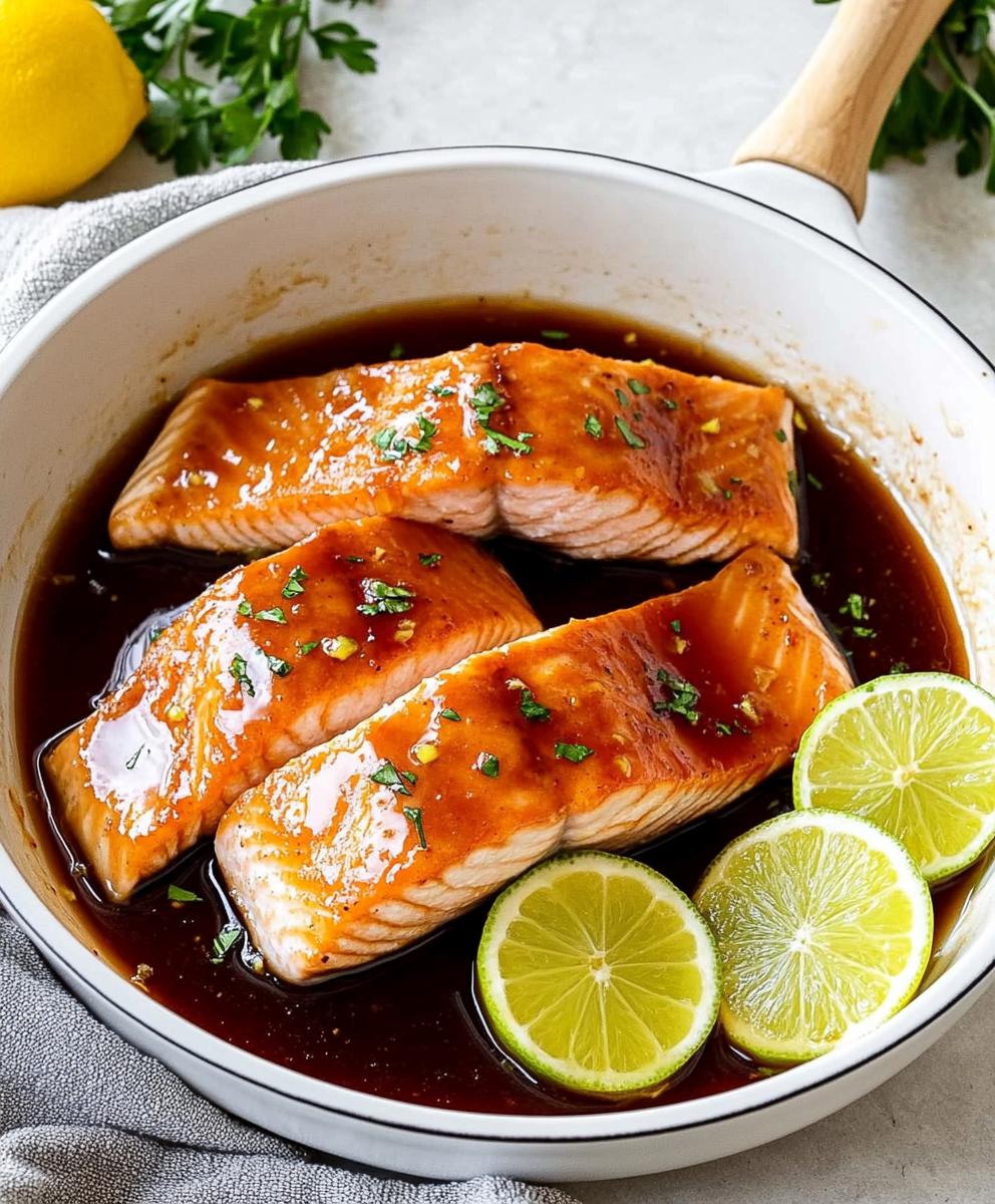 Baked Honey Lime Garlic Butter Salmon Recipe