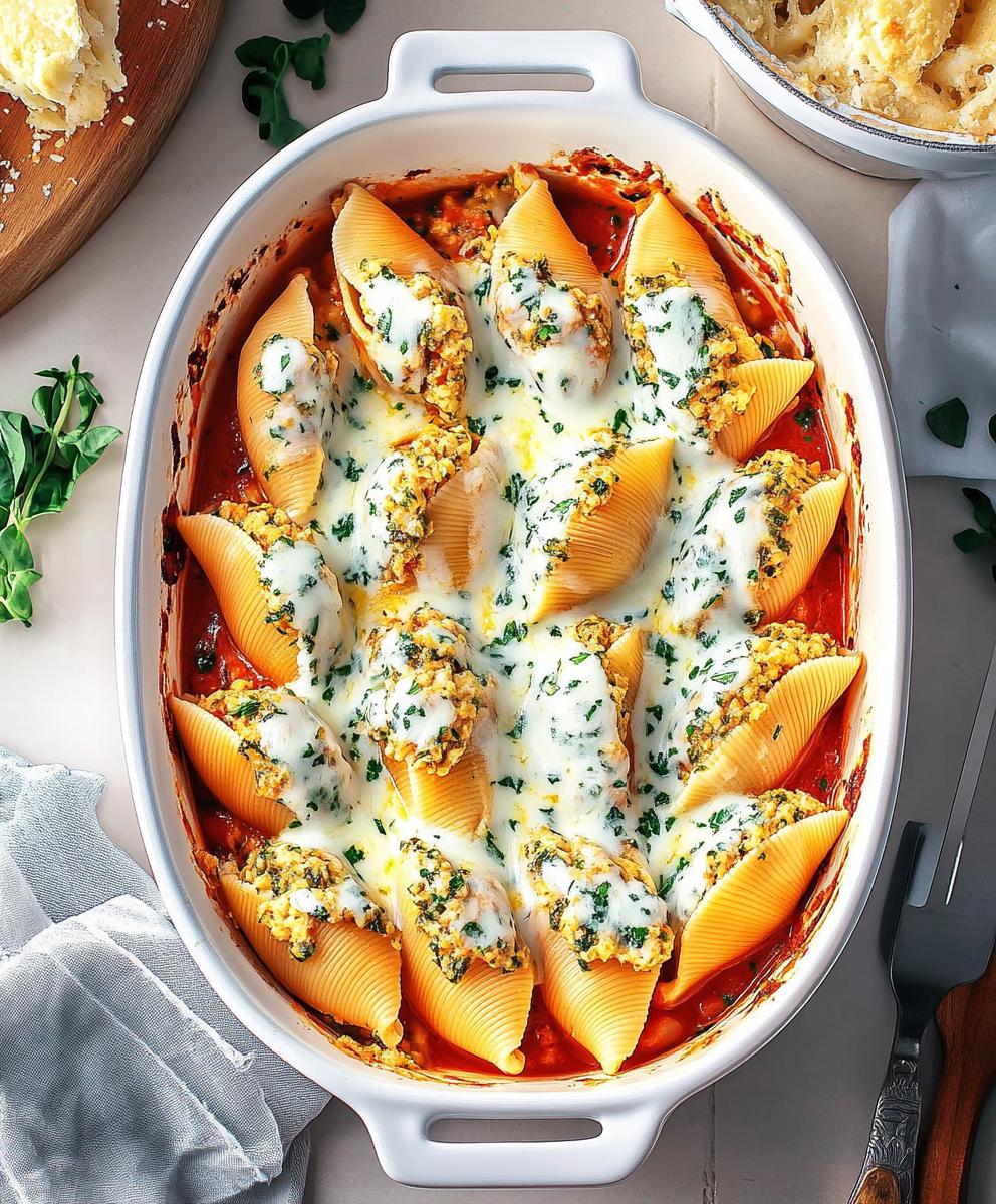 Baked Stuffed Shells Recipe