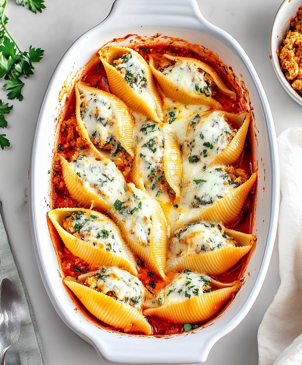 Baked Stuffed Shells Recipe