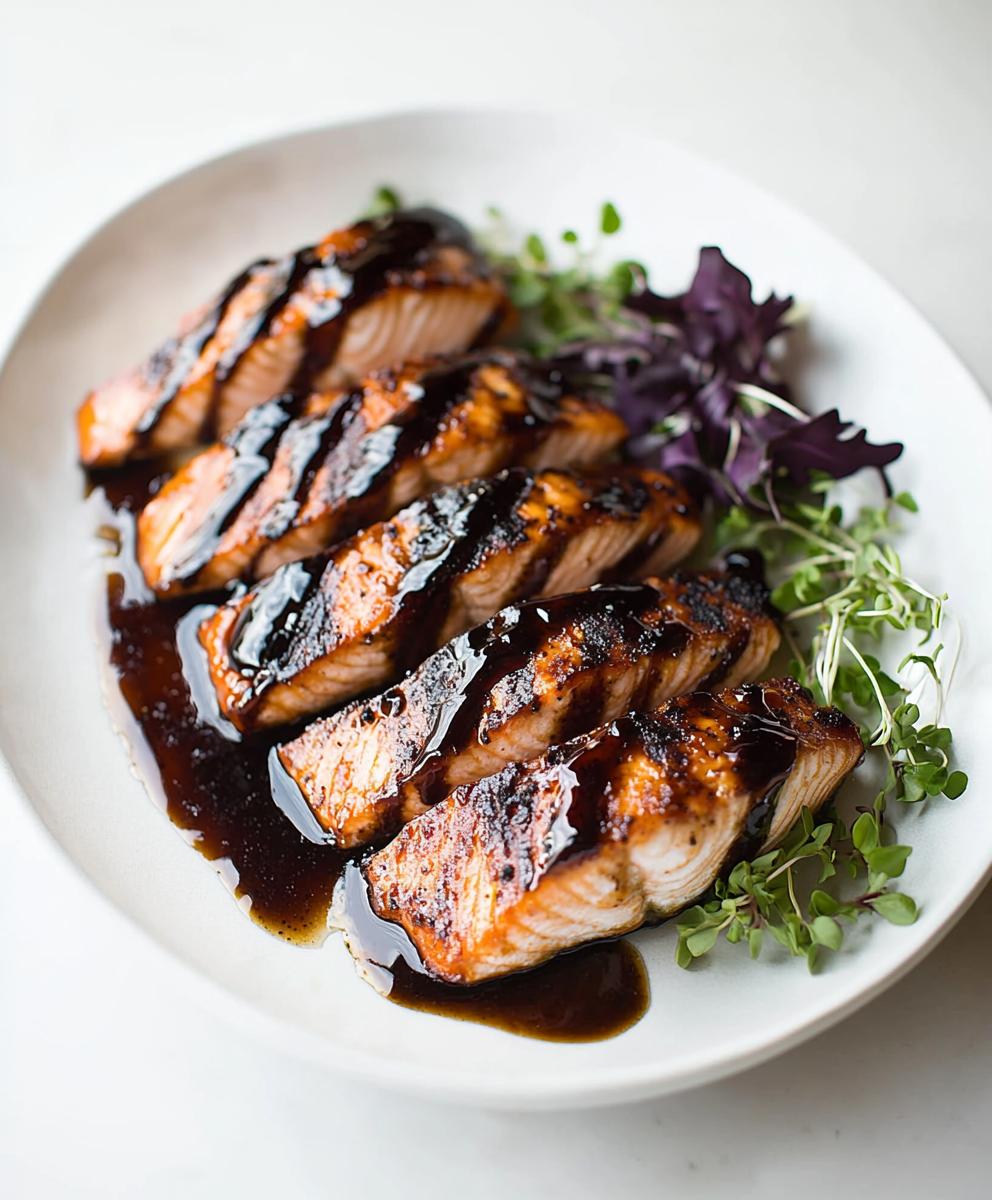 Balsamic Glazed Salmon Recipe