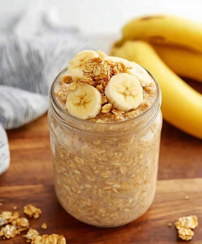 Banana Bread Overnight Oats Recipe