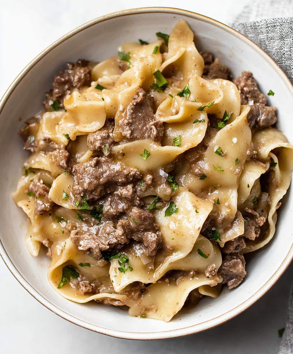 Beef And Noodles Recipe