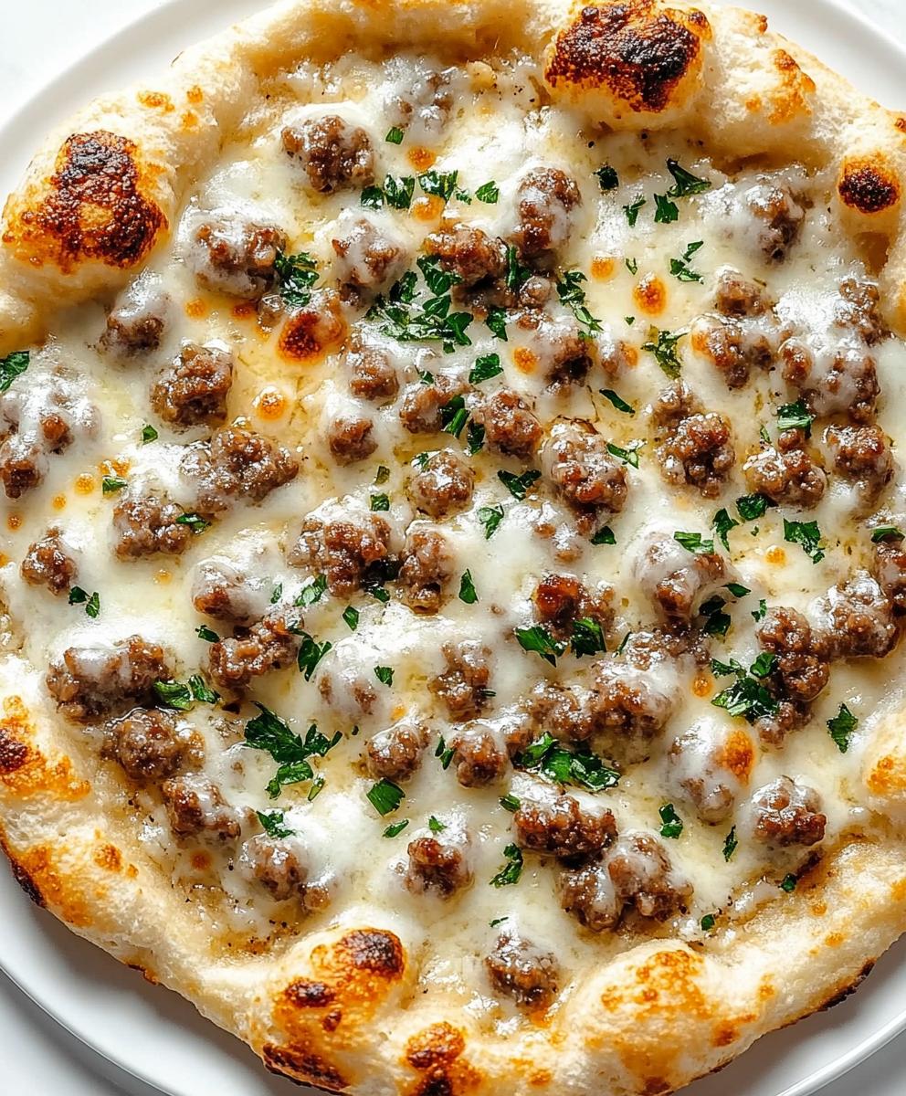 Biscuits And Sausage Gravy Breakfast Pizza Recipe
