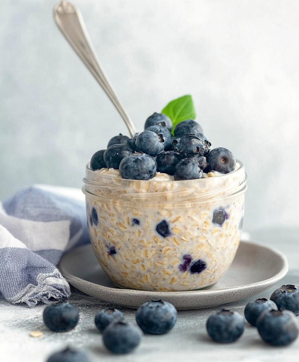 Blueberry Overnight Oats Recipe