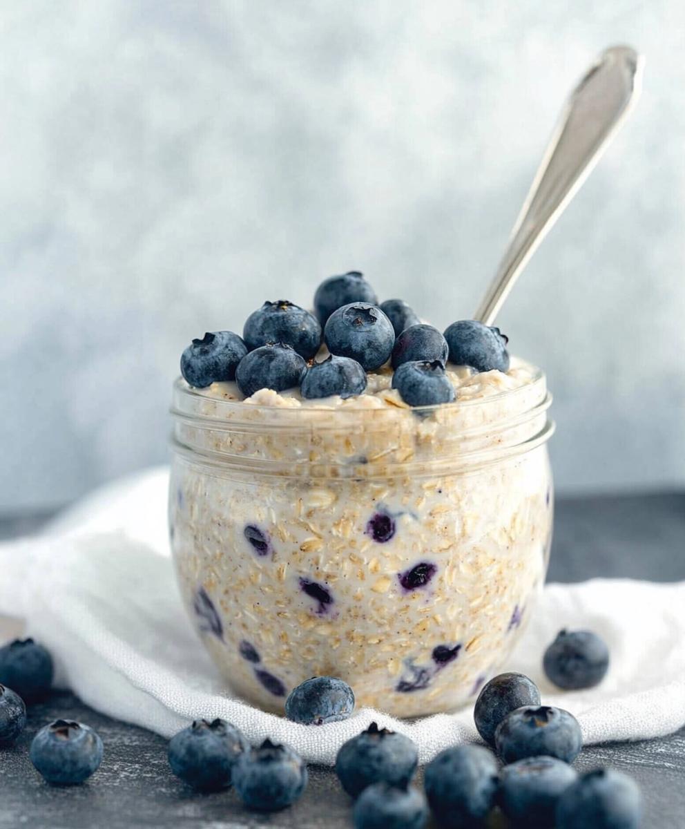 Blueberry Overnight Oats Recipe