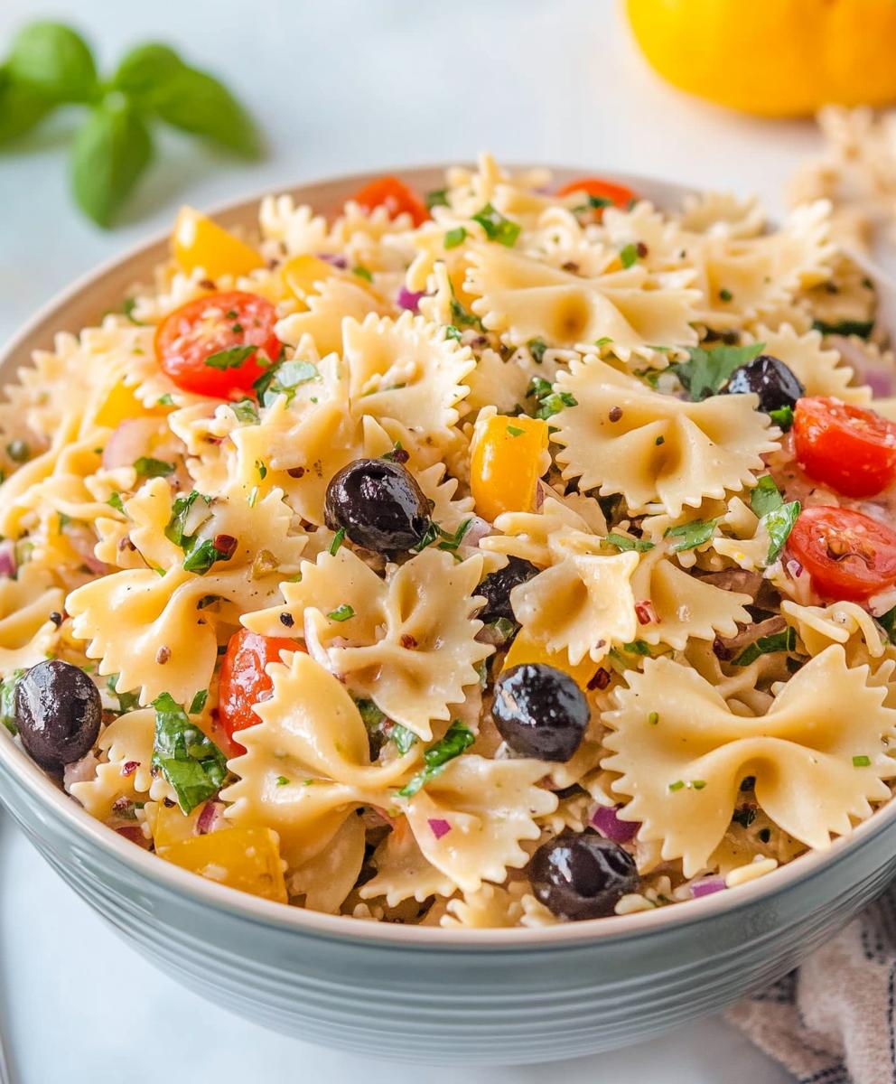 Bow Tie Pasta Salad Recipe