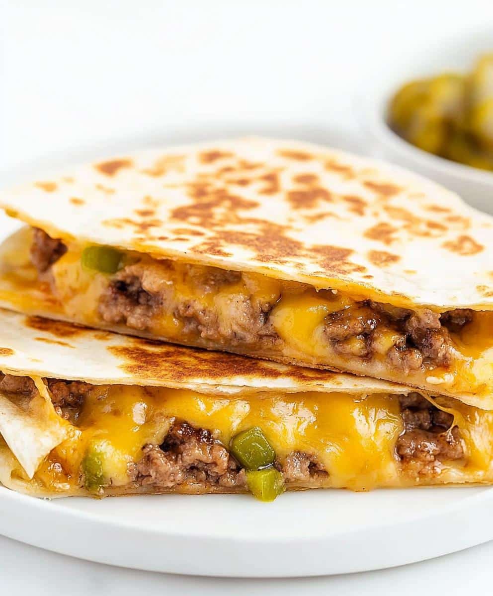 Cheeseburger Quesadilla Recipe